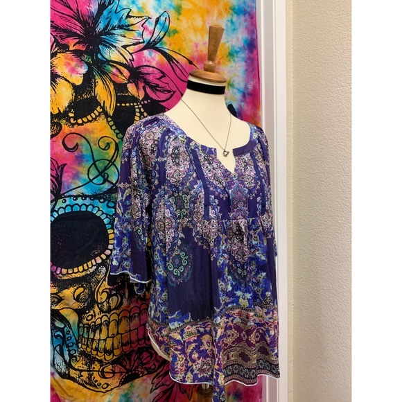 🌈 Beautiful mandala night top - Picture 4 of 11